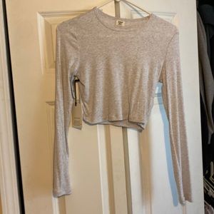 Aritzia cropped long sleeve